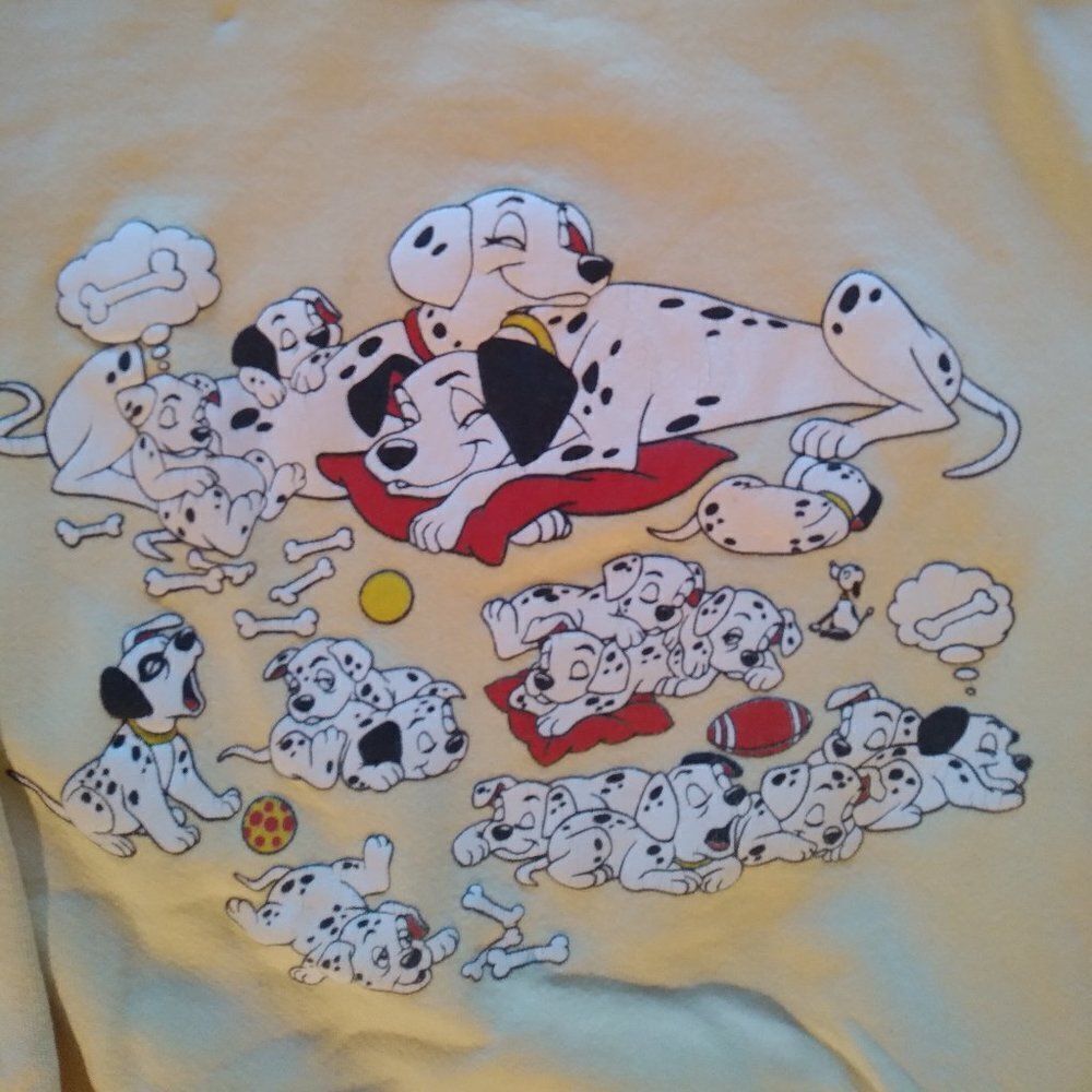 Vintage Disney 101 Dalmatians Animated Crewneck Sweatshirt